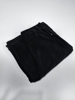 calça wide plush black - DRESSER