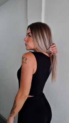 colete alfaiataria comfy preto - DRESSER
