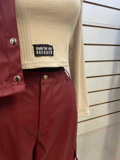 calça backpacks courino marsala - loja online