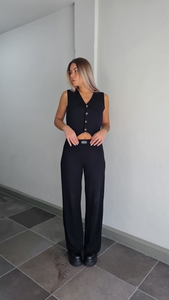 colete alfaiataria comfy preto - comprar online