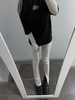 tight pants canelada off white - comprar online