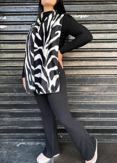 manta pelúcia zebra