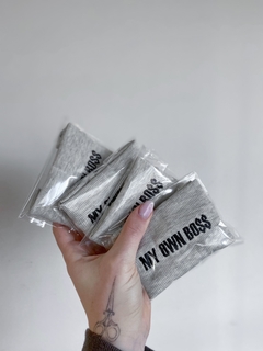 headband my own bo$$ cinza - comprar online