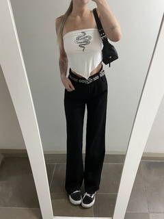 calça jeans black