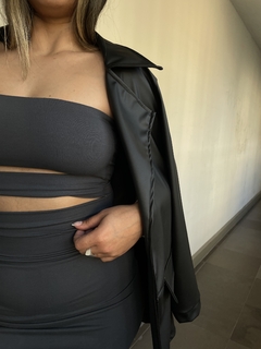 black leather blazer - DRESSER