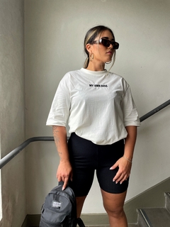 t-shirt my own bo$$ off white - loja online