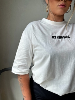 t-shirt my own bo$$ off white - comprar online