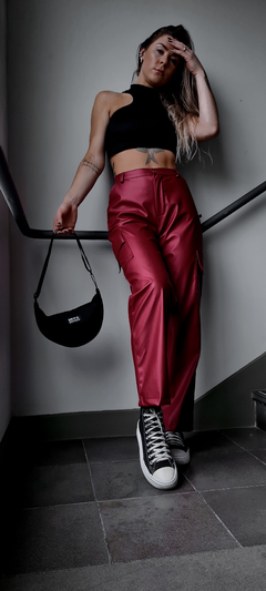 calça backpacks courino marsala - DRESSER