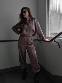 parachute pants bege - loja online