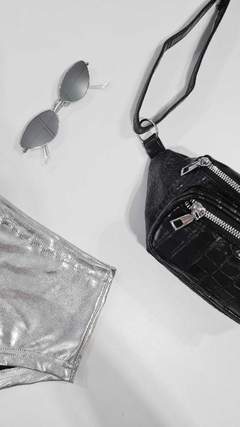 bag croco preta - comprar online