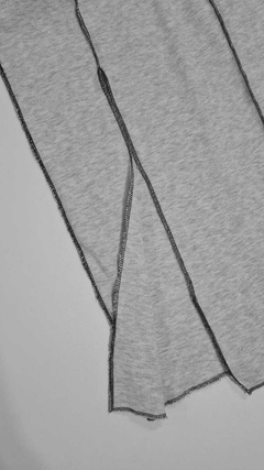 vestido square midi rework cinza na internet