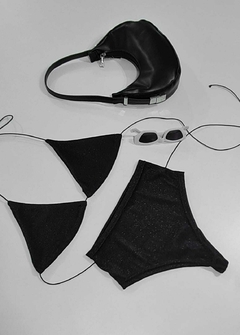 hot pants lurex preto na internet