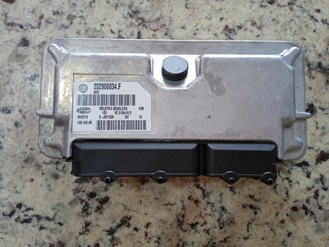 Modulo injeção central VW FOX, SPACEFOX 1.6 I-MOTION ORIGINAL 032906034F SEMINOVO