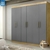 Guarda Roupa Paris 06 Portas 2 Gavetas Casal (Ouro 100%MDF ) - loja online