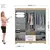 Guarda Roupa Escócia (Pérola) 6 Portas 2 Gavetas Branco - Maxel - comprar online