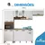 Armário de Cozinha 4 Peças 11 Portas 1 Gaveta Zafira Valdemóveis - comprar online