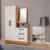 Cômoda com Espelho 1 Porta 3 Gavetas NT 5165 Notável Móveis Nogal Trend - loja online