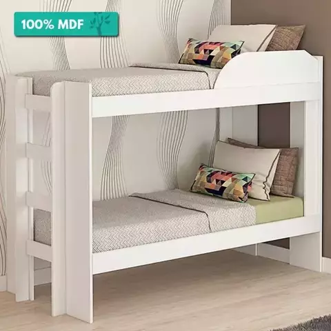 Beliche Solteiro 100% Mdf Bia Cimol Branco - CIMOL MOVEIS