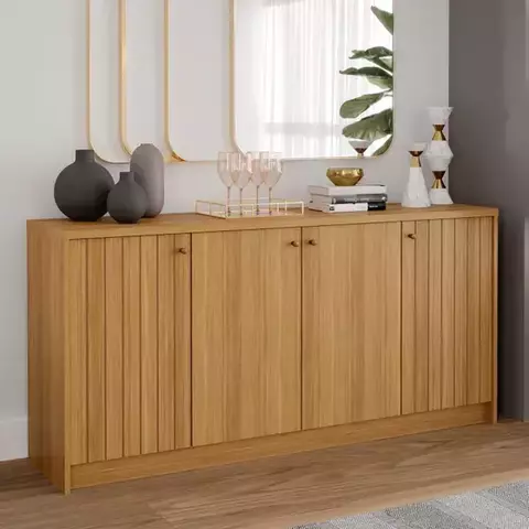 Buffet para Sala de Jantar MDF 4 Portas Lia - Cimol