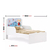 Cama Infantil Happy Urso Marinheiro em MDF com Proteção Lateral Tuboarte - comprar online