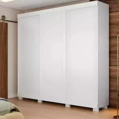 Guarda Roupa Casal 3 portas de Correr Zara 100% MDF Roupeiro Casal Portas de Correr - ACP MÓVEIS - comprar online