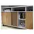 RACK COM PAINEL VALDEMOVEIS VIENA - OFF WHITE/CINAMOMO - loja online