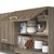 Kit Cozinha Athena 140 5 Portas Avelã/Off White Cristal - Nicioli - GUILHERME ELETRO