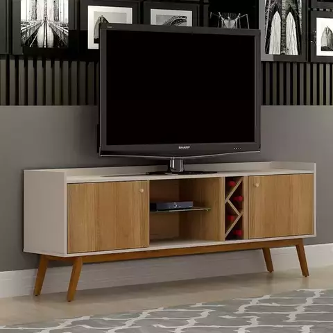 Rack BANCADA VALDEMOVEIS RIO DE JANEIRO - OFF WHITE/CINAMOMO