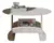 Mesa de Centro Oval Artely Ísis Cor Amêndoa Com Off White - comprar online