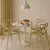 Kit 4 Cadeiras Allegra Nude Interior e Exterior Cadeira De Jantar Allegra - PolyPlast - comprar online
