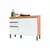 Balcão Gabinete de Cozinha Ronipa Chardonnay 120cm Castanho/Branco na internet