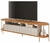 Rack Bancada p/ TV até 70 Pol Mônaco 2.0 Ripado c/ 1 Porta e 1 Gaveta 204cm Cinamomo/Off White - Permóbili - GUILHERME ELETRO