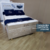 Conjunto box Jasmim 1,38 casal padrão Com lateral no tecido Joile(Suede) na internet
