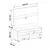 Rack com painel Cross | 47" RACK COM PAINEL ARTELY CROSS CANELA - loja online