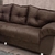 Sofá de Canto 5 Lugares 210cm Revestimento em Suede Gazin Chicago - Marrom Tec Suede Camurça - Gazin - comprar online