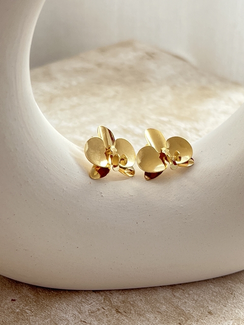 BRINCO ORQUÍDEA SEMIJOIA REF 271