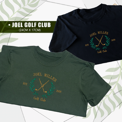 Camiseta bordada Joel Golf Club - comprar online