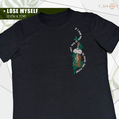 Camiseta bordada Lose myself - comprar online