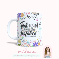 Caneca tudo posso naquele que me fortalece