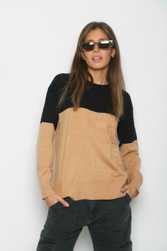 Sweater combinado JULIETA - Aleváy