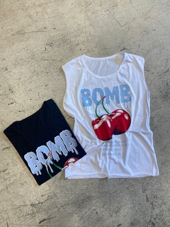 Musculosa con Strass BOMB