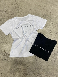 Remera con strass LOS ANGELES