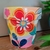 Trio de Vasos de Cerâmica 1 - Coleção Floral na internet
