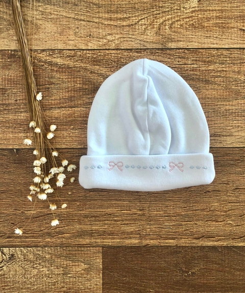 Touca Bordada Laço