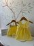 Conjunto Bata Laço Tricoline Amarelo - comprar online