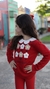 Conjunto Moletom Flores Vermelho - comprar online