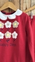Conjunto Moletom Flores Vermelho - Boutique Très Beau