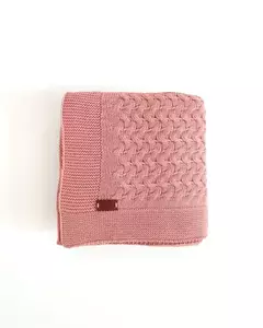 Manta de hilo Rosa
