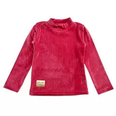 Polera Valle Plush Corderoy Magenta - comprar online