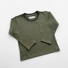 Camiseta Basic Verde Militar en internet